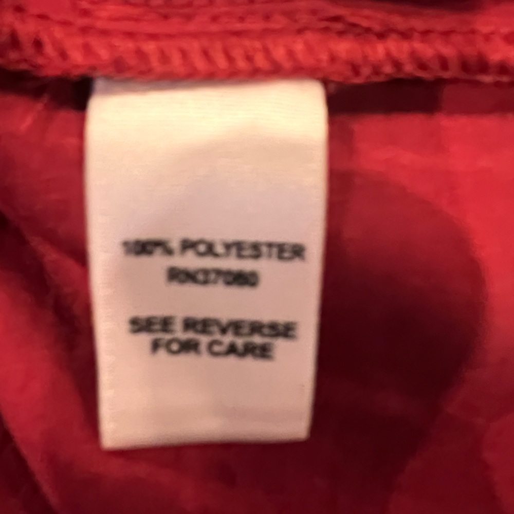 Est1946 Dark Red Flowy Blouse - Picture 8 of 9